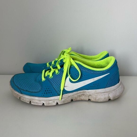 Nike Womens Flex Experience RN Running Shoes Size 7.5 Athletic Blue Sneakers - Picture 4 of 9